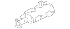 Genuine Nissan Exhaust Clamp 20074-EZ41A New. Price: $127.56.
