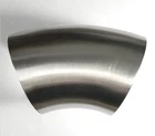 Stainless Bros 3" SS304 45 Elbow - 1.5D / 4.5" Clr 16GA .065" No Leg New. Price: $44.19.
