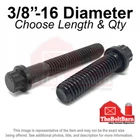 3/8"-16 Coarse 12-POINT Flange Screws Alloy Steel Black (pick Length & Qty) New. Price: $357.00.