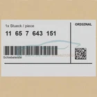 Genuine Bmw 11657643151 - Sliding Bar Neu. Price: $67.18.