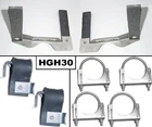 Pypes HGH30 2.5" Stainless Exhaust System Hanger Kit For 64-72 Pontiac Gto New. Price: $100.79.