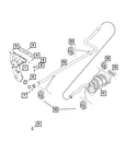 Genuine Mopar Exhaust Hanger Bracket 68260373AA New. Price: $14.67.