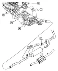 Genuine Mopar Exhaust Support Isolator 52013742AA New. Price: $24.32.