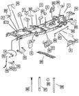 Genuine Mopar Exhaust Pipe Support Rod 52121083AB New. Price: $136.88.