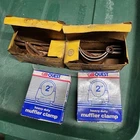 Heavy Duty Muffler Exhaust Clamps Lot Of 4 Steel Carquest Mccord Used. Price: $20.00.