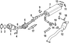 Genuine Nissan Catalytic Converter Clamp 14464-7JA0A New. Price: $43.92.