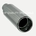 Slanted Resonated Stainless Steel Exhaust Tip 2.5" Inlet 4" Outlet 12"LONG SS304 New. Price: $1024.94.