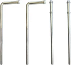 4 Pcs Exhaust Hanger Rods Weld On, Universal Use, 2 Straight 9.7" Long, New. Price: $16.49.