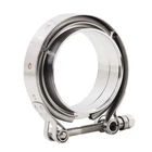 Lokocar 2.0 Inch Band Clamp With Flange Female Stainless Steel Sliver New. Price: $21.99.