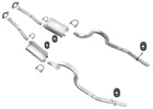 Made In Usa Oe Style Dual Exhaust System FOR1986-1993 Ford Mustang Gt New. Price: $397.00.