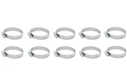 Vibrant 12158 Hose Clamp Worm Gear 4.56-5.51 In Hex S/s Set Of 10 New. Price: $25.50.
