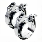 Roadformer 4 Inch V Band Clamp - 2 Sets Of Quick Release Exhaust New. Price: $61.10.