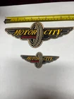 Motor City Speedway Patch Set Large & Small 2 Pc Vintage Iron On-sew Used. Price: $24.00.