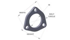 Vibrant Performance 1485S 3-BOLT Stainless Steel Flange New. Price: $45.02.