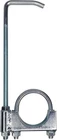 2" Universal On Exhaust Hanger - Made In The Usa Clamp, Metallic New. Price: $25.21.