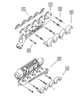 Genuine Mopar Stud Mounting 6036608AA New. Price: $7.11.