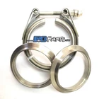 Ticon Industries 3" Titanium V Band Assembly ( 2 Flanges & 1 Clamp ) New. Price: $235.19.