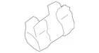 Genuine Audi Rear Muffler Clamp 8V0-253-141 New. Price: $78.36.