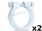 For Mercedes (1968-1985) Muffler Clamp With Bolt (48.5 Mm) Rear (2 Pcs) Hjs New. Price: $26.25.