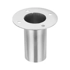 2" Duct Connector Flange Straight Pipe Stainless Steel Exhaust Collar New. Price: $21.14.