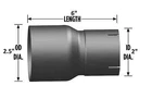 Dynaflex 37-2520 Exhaust Reducer 2.5" Od To 2" Id 6" Long 16GA Made In Usa New. Price: $31.00.