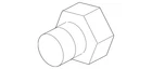 Genuine Volkswagen Heat Shield Bolt N-105-557-02 New. Price: $10.12.