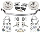 1928-1948 Ford Front Brakes,chrome Axle,spindles,king PINS,BRACKETS,D154 GM,11" New. Price: $2199.99.