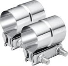 Evil Energy 2.0" Exhaust Lap Joint Band Clamp Stainless Steel For Pipes Mufflers New. Price: $28.48.