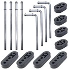 16PCS Rubber Exhaust Hanger Rod Set Heavy Duty 3/8"(10MM) 90 7.6" Long New. Price: $70.36.