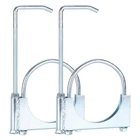 Lcgp 4" Universal Exhaust Clamp With Hanger Made Of Heavy-duty Inch, 2 Pcs New. Price: $53.34.
