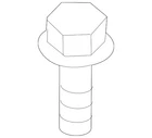 Genuine Kia Heat Shield Bolt 28417-2F000 New. Price: $8.84.