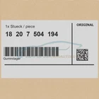 Genuine Bmw 18207504194 - Rubber Bearing 3 Series Z4 Neu. Price: $90.85.