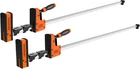 50-INCH Heavy-duty Parallel Bar Clamp Set, 2200 Lbs Force, Quick Release New. Price: $204.99.