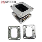Turbocharger Flange Adapter +gasket Kit T4 Exhaust Manifold To Turbine Inlet New. Price: $39.99.