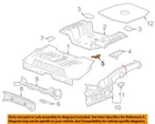 Gm Oem 10-16 Spark Ev Floor Rails-rear Pan Reinforcement 96847355 New. Price: $27.92.