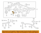 Gm Oem 16-20 CT6 Rear Suspension Mounting-hanger 23376638 New. Price: $29.79.