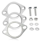 2-BOLT 2.5 Inch Exhaust Flange Repair Kit, Stainless Steel System New. Price: $18.19.