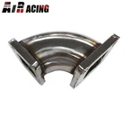 Emusa T3 To T4 4-BOLT Stainless Steel 90 Degree Elbow Flange Conversion Adapter New. Price: $38.98.