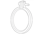 Genuine Nissan Catalytic Converter Clamp 14464-7JA0A New. Price: $44.10.