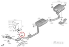 Genuine Brand New Exhaust Pipe Clamp Hyundai Kona 2019-2022 2.0L Petrol #b. Price: $128.00.