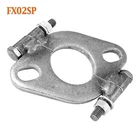 FX02SP 5/8" Id Flat Oval Two Bolt Split Exhaust Flange 1/2" 1.5"-1.625" Pipe New. Price: $25.32.