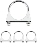 Qwork Stainless Steel U-bolt Muffler/exhaust Clamp (2.5" 2-1/2, 4 Pack New. Price: $21.99.