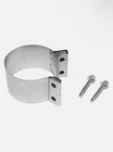 Aluminized Steel Mega Band Butt Joint Clamp 6" Diameter, 23" Overall Length New. Price: $15.95.