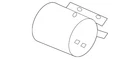 Genuine Gm Tailpipe Extension Clamp 84612124 New. Price: $39.30.