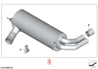 Genuine Bmw F30 F31 F32 F33 Performance Silencer 18302411186 New. Price: $954.35.