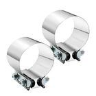 4" Stainless Steel Exhaust Butt Joint Band Clamp Sleeve Coupler Pipe Connector New. Price: $32.98.