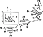 Genuine Gm Front Pipe Spring 94856622 New. Price: $5.04.