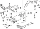 Genuine Ford Catalytic Converter Nut W713039-S442 New. Price: $10.80.
