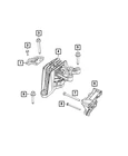 Genuine Mopar Hex Head Screw And Washer Mounting 6512184AA New. Price: $16.76.