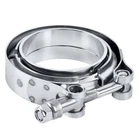 Evil Energy Band Clamp With Flange Female Stainless Steel 2.5", Silver New. Price: $66.67.